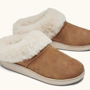 OluKai Ku'i Women’s Indoor/Outdoor Slippers(602)Tan / Bone Slippers 189771 8